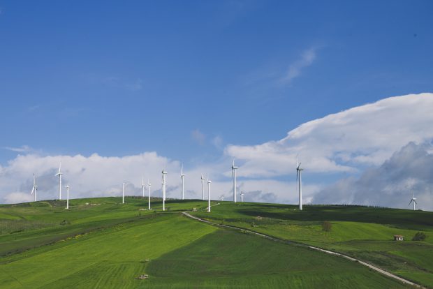 Windmills along Autostrada A14