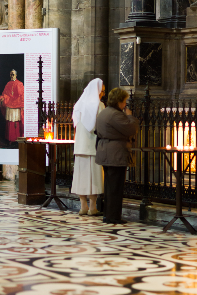 Nun at Duomo