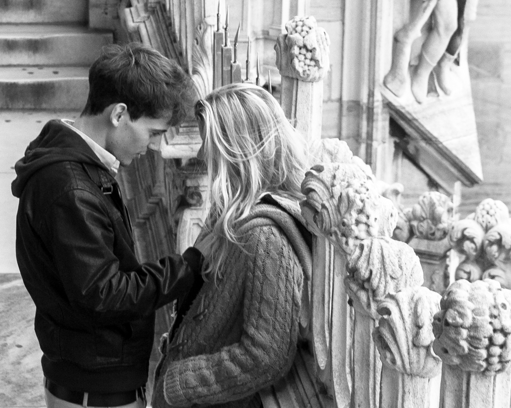 Lovers on the Duomo Rooftop